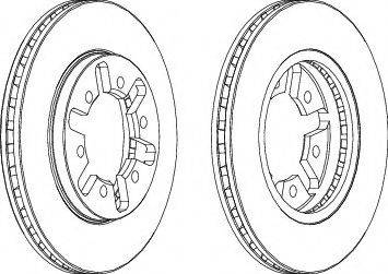 Ferodo DDF421-1 - Kočioni disk www.molydon.hr