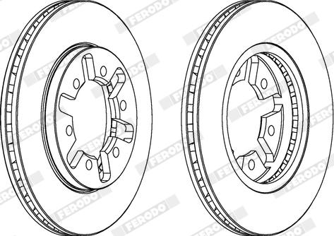 Ferodo DDF421X - Kočioni disk www.molydon.hr