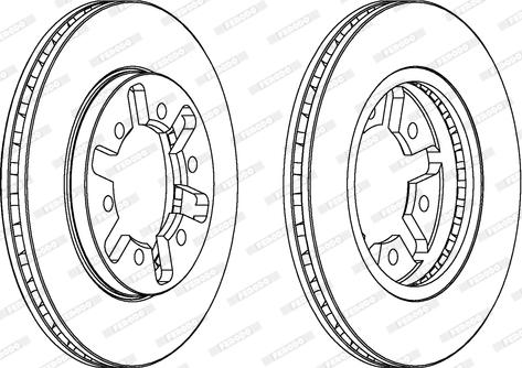 Ferodo DDF421 - Kočioni disk www.molydon.hr