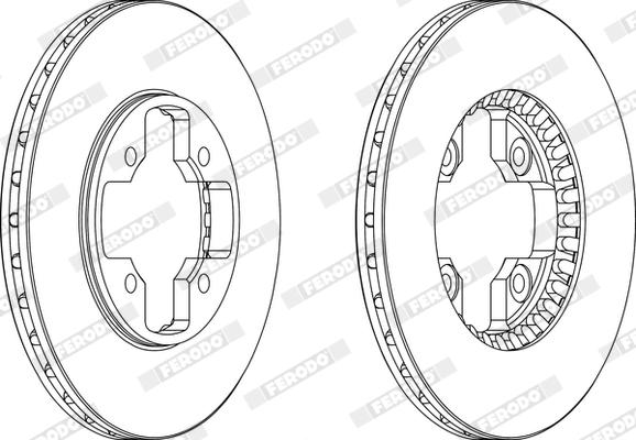 Ferodo DDF590X - Kočioni disk www.molydon.hr