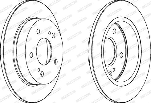 Ferodo DDF549 - Kočioni disk www.molydon.hr