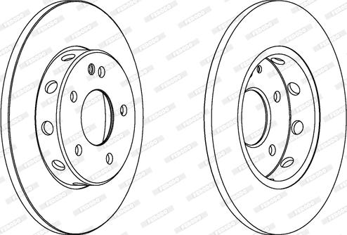 Ferodo DDF540C - Kočioni disk www.molydon.hr