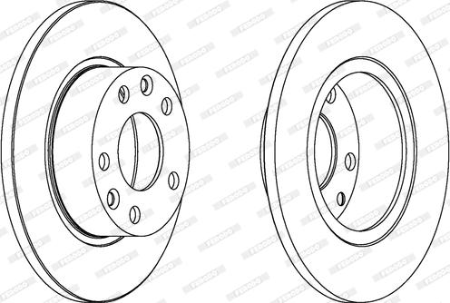 Ferodo DDF557 - Kočioni disk www.molydon.hr