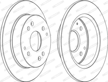 Ferodo DDF565-D - Kočioni disk www.molydon.hr