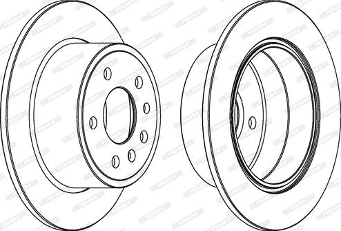 Ferodo DDF561 - Kočioni disk www.molydon.hr