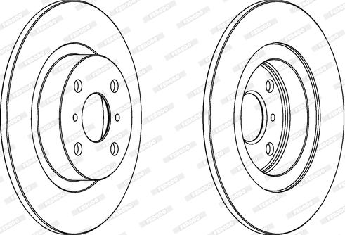 Ferodo DDF504 - Kočioni disk www.molydon.hr