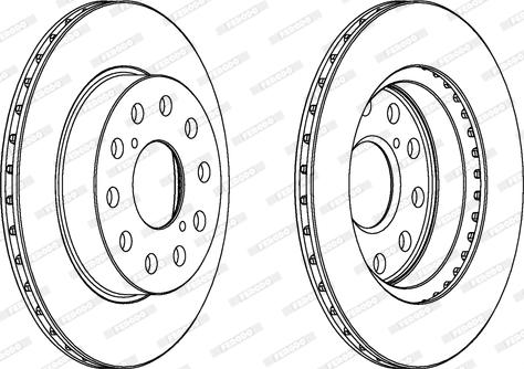 Ferodo DDF506 - Kočioni disk www.molydon.hr