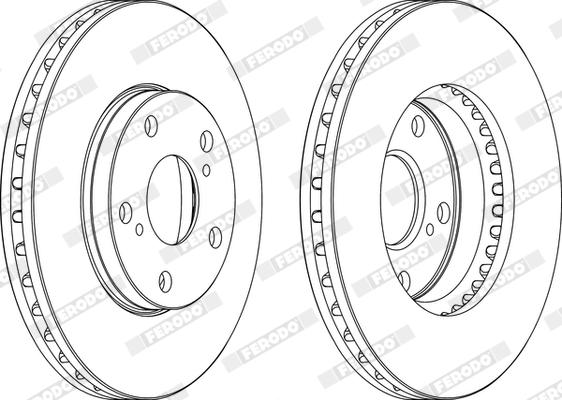 Ferodo DDF501X - Kočioni disk www.molydon.hr