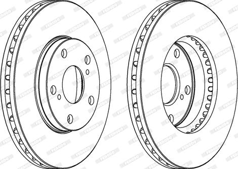 Ferodo DDF501 - Kočioni disk www.molydon.hr