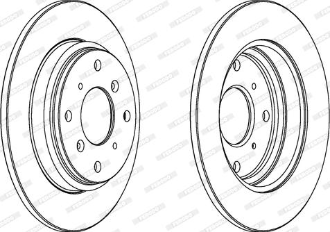 Ferodo DDF512 - Kočioni disk www.molydon.hr