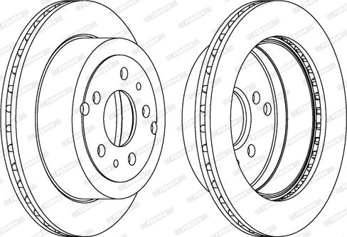 Ferodo DDF581 - Kočioni disk www.molydon.hr