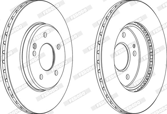 Ferodo DDF588X - Kočioni disk www.molydon.hr