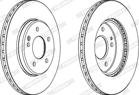 Ferodo DDF588X - Kočioni disk www.molydon.hr