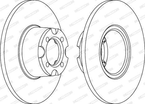 Ferodo DDF535 - Kočioni disk www.molydon.hr