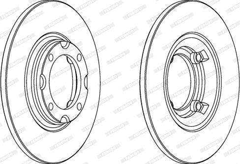 Ferodo DDF536 - Kočioni disk www.molydon.hr