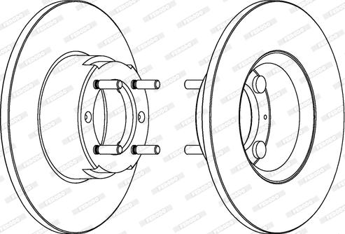 Ferodo DDF530 - Kočioni disk www.molydon.hr