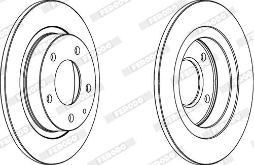 Ferodo DDF524X - Kočioni disk www.molydon.hr