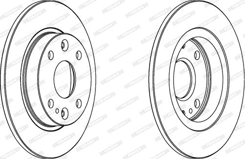 Ferodo DDF525 - Kočioni disk www.molydon.hr