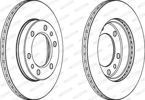 Ferodo DDF526 - Kočioni disk www.molydon.hr