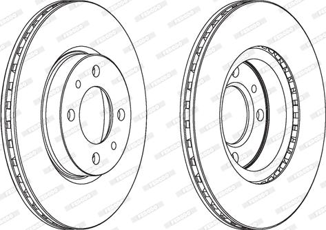 Ferodo DDF521C - Kočioni disk www.molydon.hr