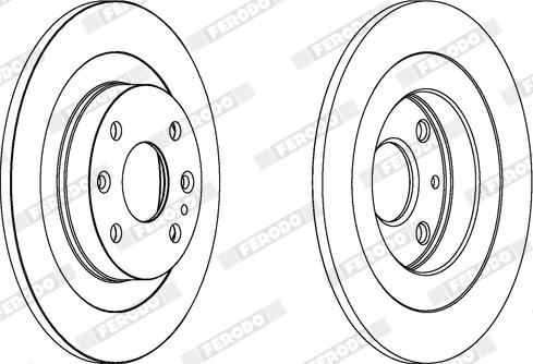 Ferodo DDF523X - Kočioni disk www.molydon.hr