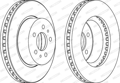 Ferodo DDF570 - Kočioni disk www.molydon.hr