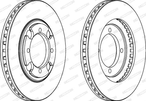 Ferodo DDF691 - Kočioni disk www.molydon.hr