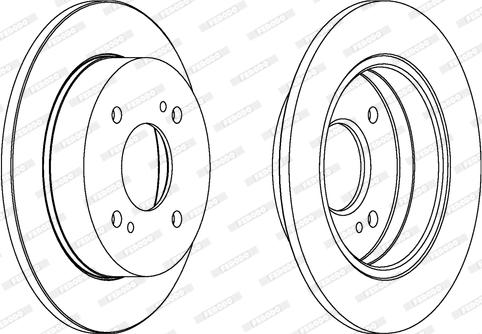 Ferodo DDF659 - Kočioni disk www.molydon.hr