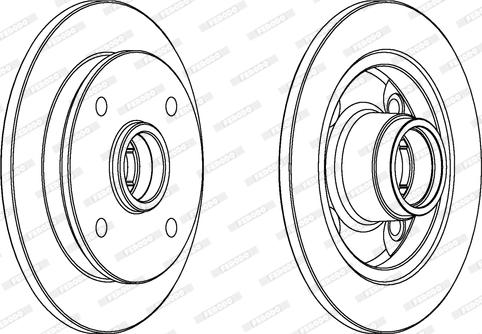 Ferodo DDF651 - Kočioni disk www.molydon.hr