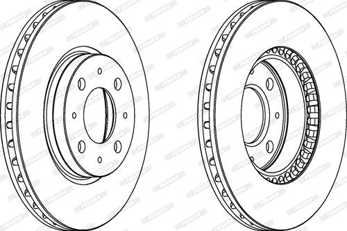 Ferodo DDF604 - Kočioni disk www.molydon.hr