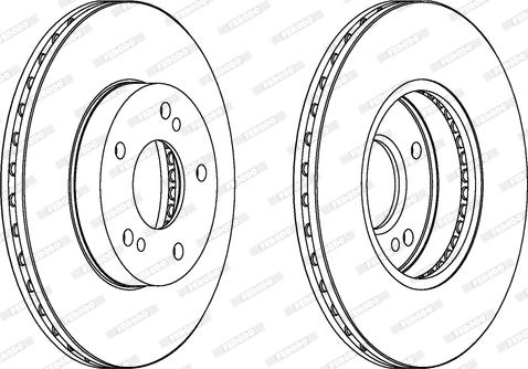 Ferodo DDF600 - Kočioni disk www.molydon.hr