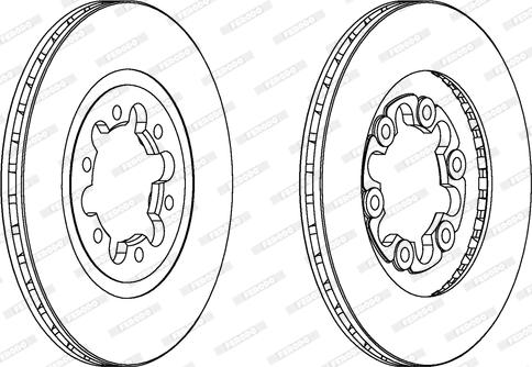 Ferodo DDF608 - Kočioni disk www.molydon.hr