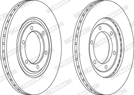 Ferodo DDF602X - Kočioni disk www.molydon.hr