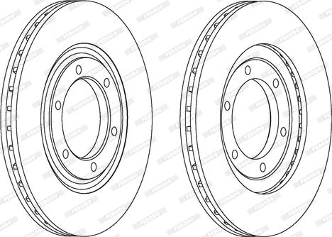 Ferodo DDF602 - Kočioni disk www.molydon.hr