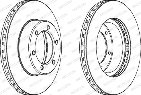 Ferodo DDF614 - Kočioni disk www.molydon.hr