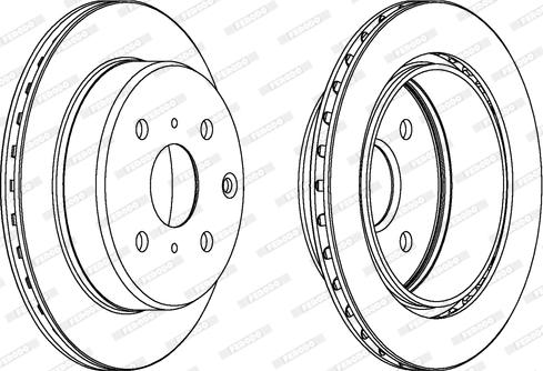 Ferodo DDF611 - Kočioni disk www.molydon.hr