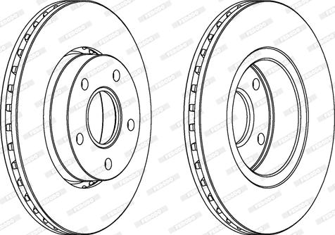 Ferodo DDF618 - Kočioni disk www.molydon.hr