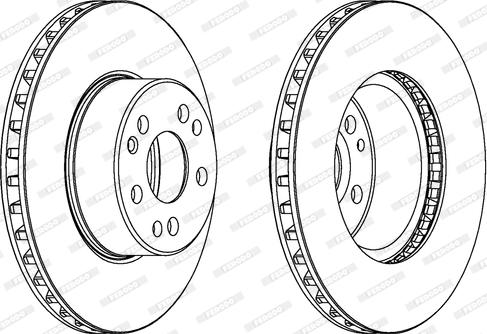 Ferodo DDF613 - Kočioni disk www.molydon.hr