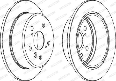 Ferodo DDF684 - Kočioni disk www.molydon.hr