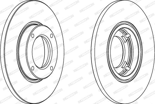 Ferodo DDF634 - Kočioni disk www.molydon.hr