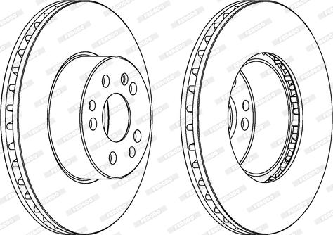 Ferodo DDF629 - Kočioni disk www.molydon.hr