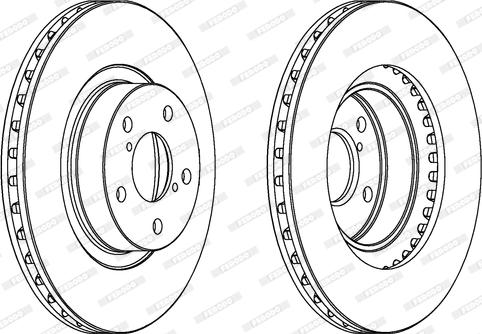 Ferodo DDF679C - Kočioni disk www.molydon.hr