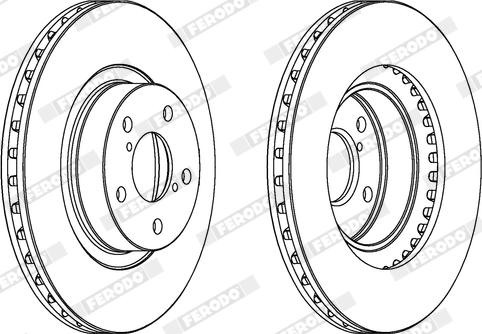 Ferodo DDF679X - Kočioni disk www.molydon.hr