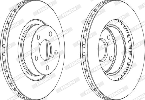 Ferodo DDF679X - Kočioni disk www.molydon.hr