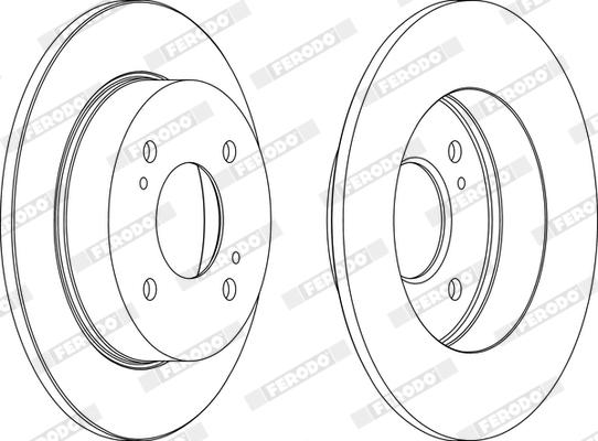 Ferodo DDF674X - Kočioni disk www.molydon.hr