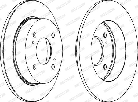 Ferodo DDF674 - Kočioni disk www.molydon.hr