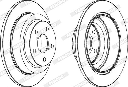 Ferodo DDF678X - Kočioni disk www.molydon.hr