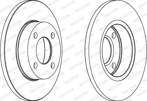 Ferodo DDF048 - Kočioni disk www.molydon.hr