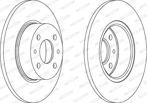 Ferodo DDF066C - Kočioni disk www.molydon.hr