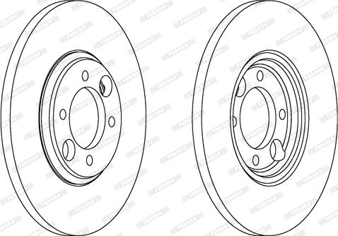 Ferodo DDF034 - Kočioni disk www.molydon.hr